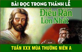 BẢN VĂN BÀI ĐỌC TUẦN XXX THƯỜNG NIÊN NĂM A - NĂM PHỤNG VỤ 2016 – 2017
