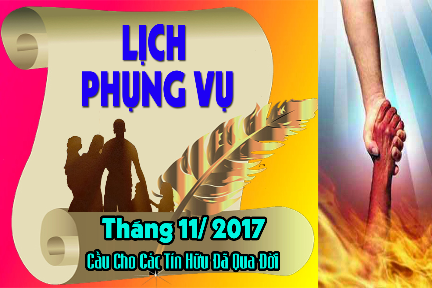 Lịch Phụng vụ từ ngày 13.11.2017 đến ngày 19.11.2017