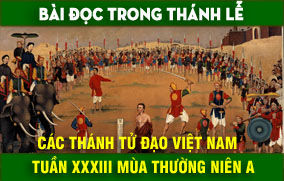 BẢN VĂN BÀI ĐỌC TUẦN XXXIII THƯỜNG NIÊN NĂM A _ NĂM PHỤNG VỤ 2016 – 2017