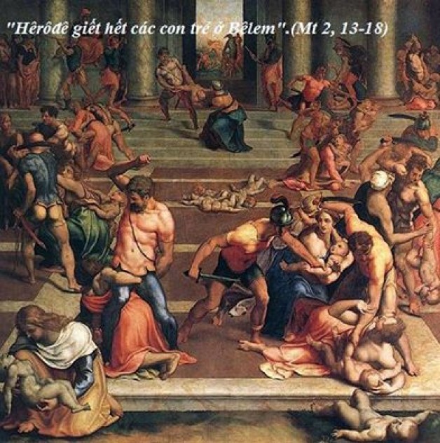 28.12.2017- Thứ Năm trong tuần Bát Nhật Giáng Sinh- Các Thánh Anh Hài tử đạo