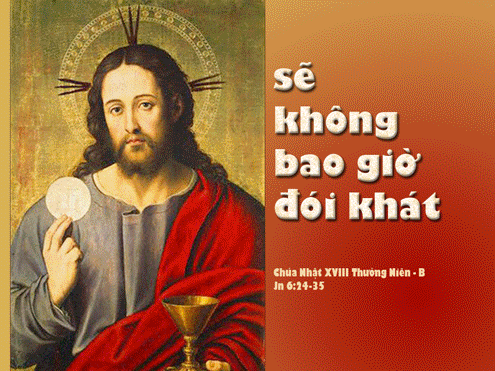 CÁC BÀI SUY NIỆM LỜI CHÚA  CHÚA NHẬT XVIII THƯỜNG NIÊN – NĂM B