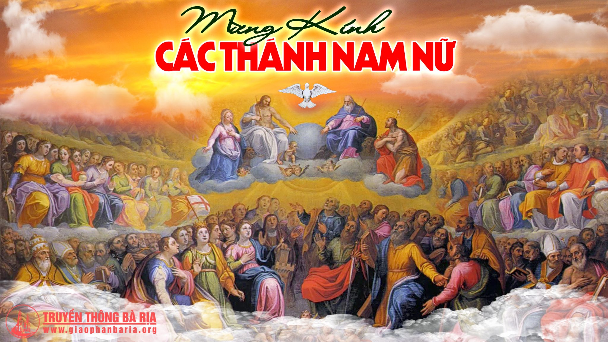 01.11.2018 – Thứ năm - Lễ các Thánh Nam Nữ