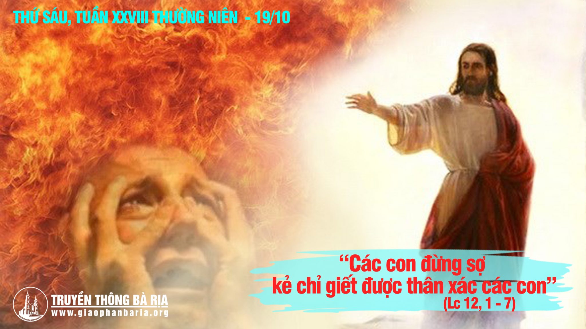 19.10.2018 – Thứ sáu tuần XXVIII Thường niên