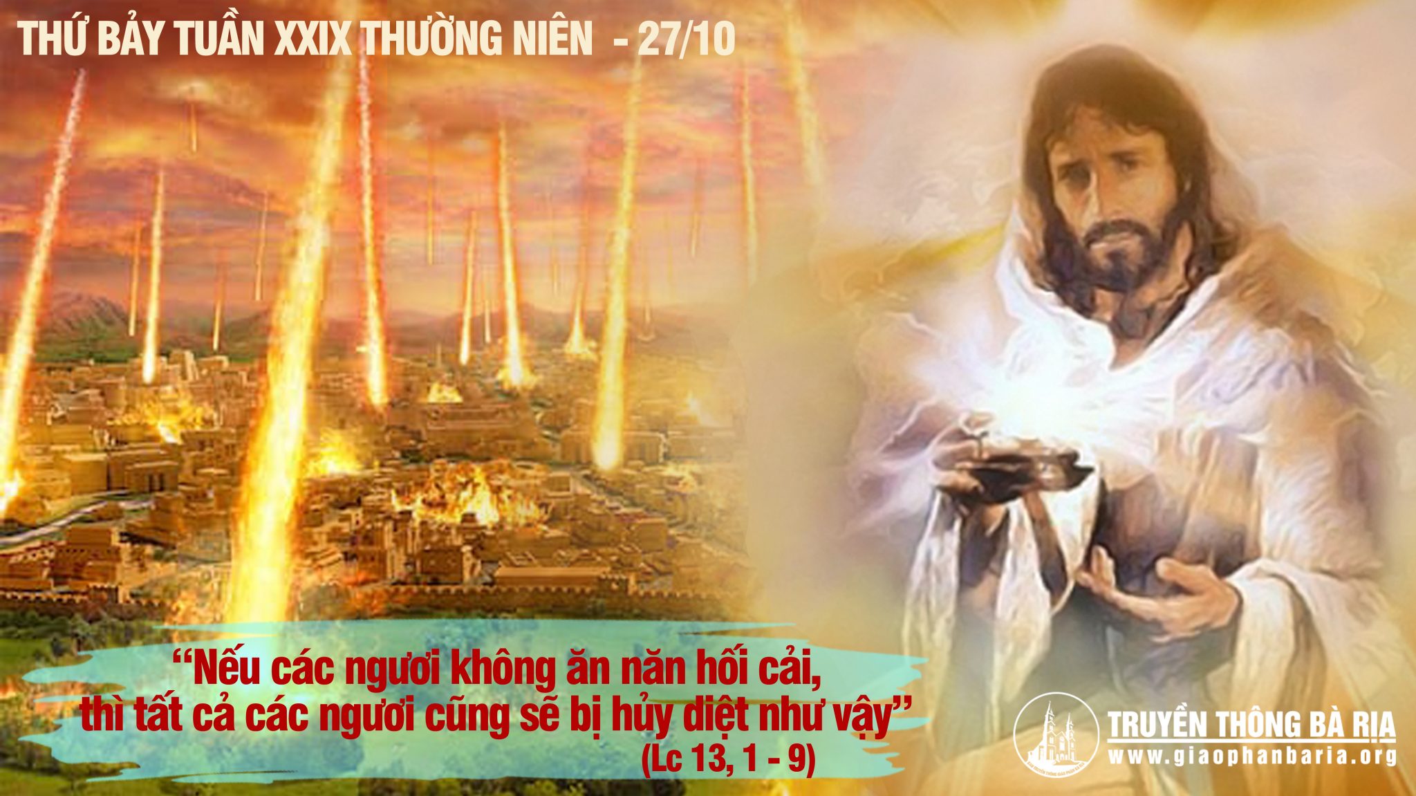 27.10.2018 Thứ bảy tuần XXIX Thường niên