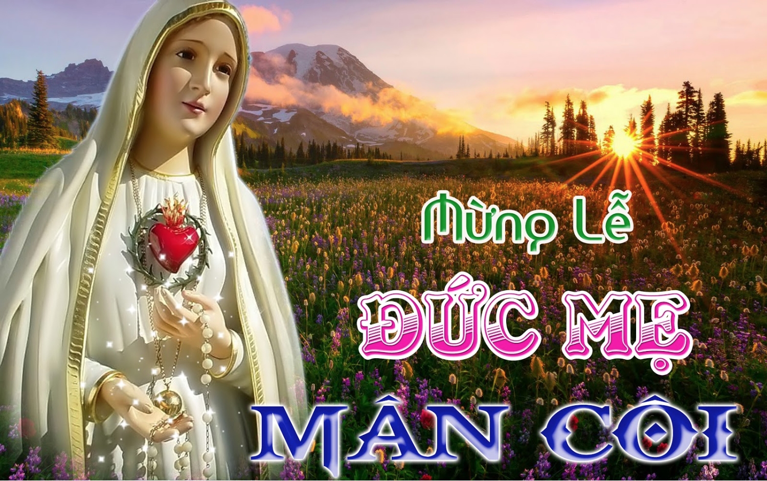 CÁC BÀI SUY NIỆM LỜI CHÚA  LỄ ĐỨC MẸ MÂN CÔI 2018