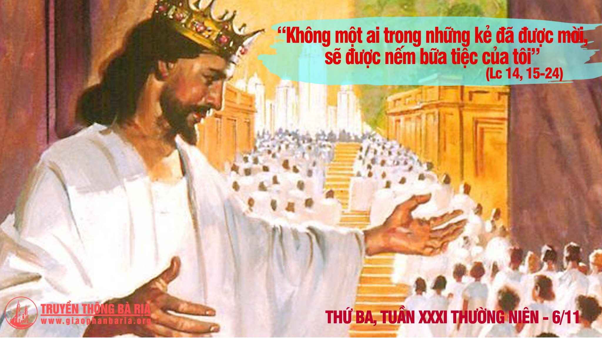 06.11.2018 Thứ ba tuần XXXI Thường niên