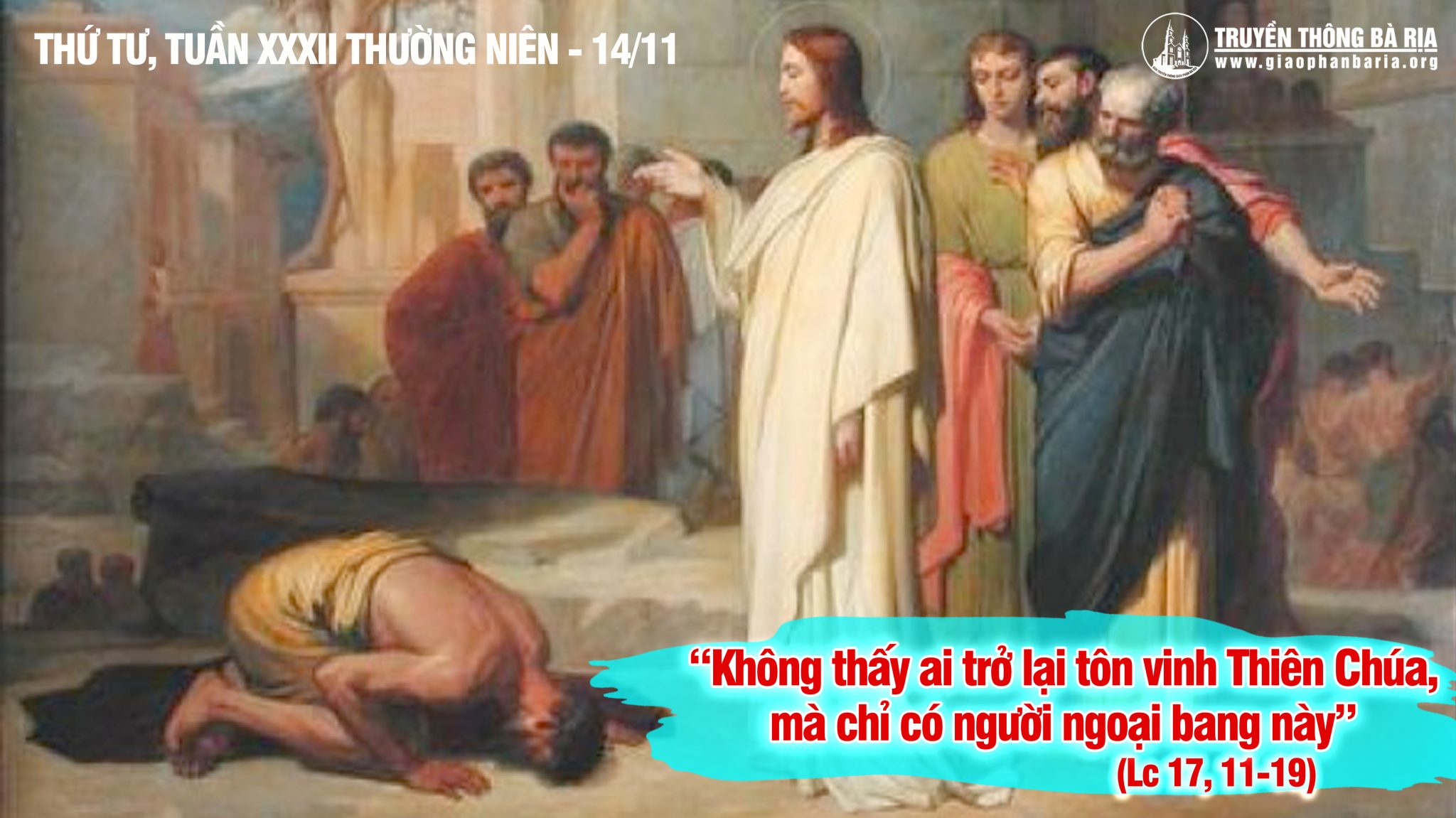 14.11.2018 Thứ tư tuần XXXII Thường niên