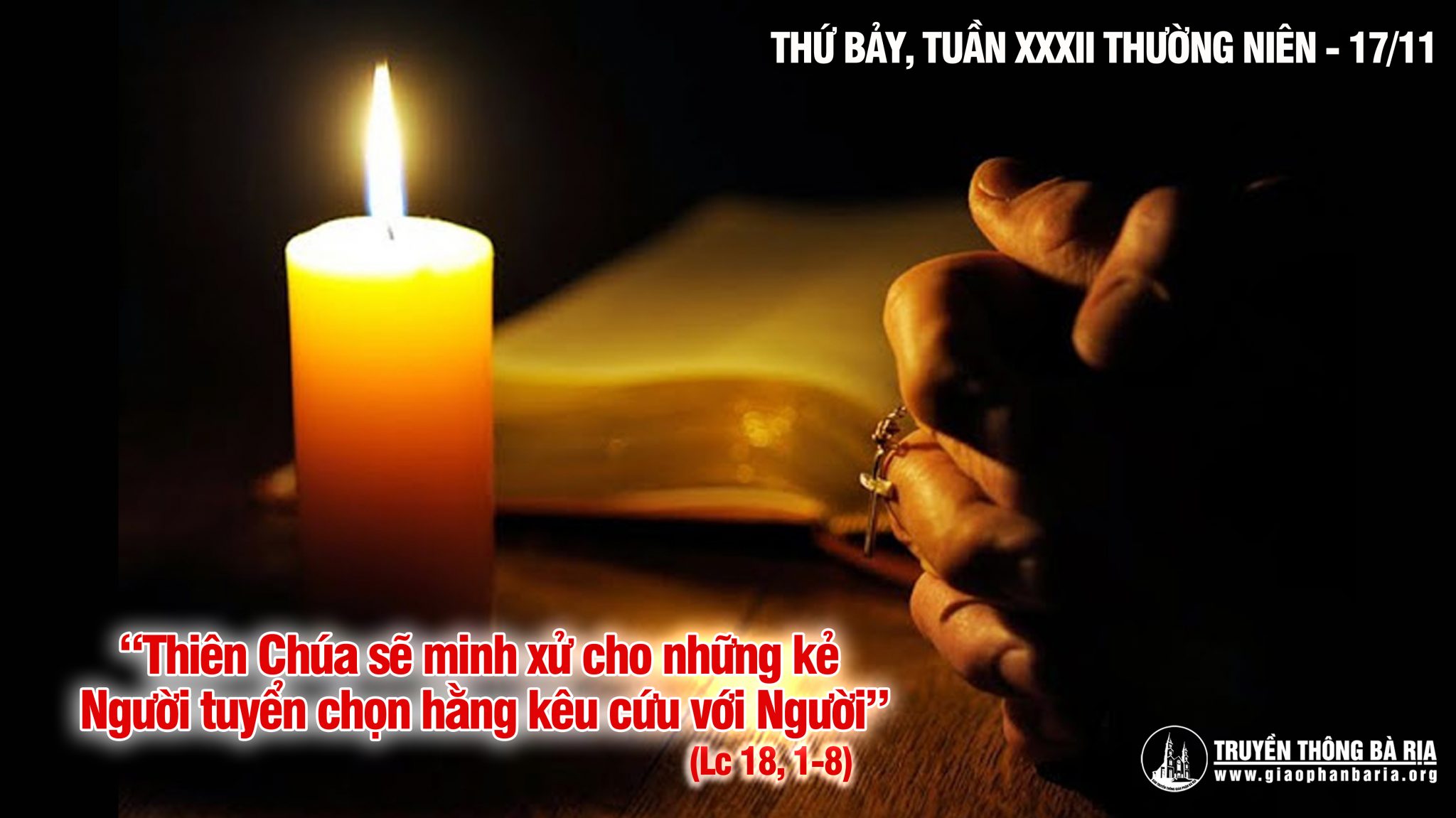 17.11.2018 Thứ bảy tuần XXXII Thường niên