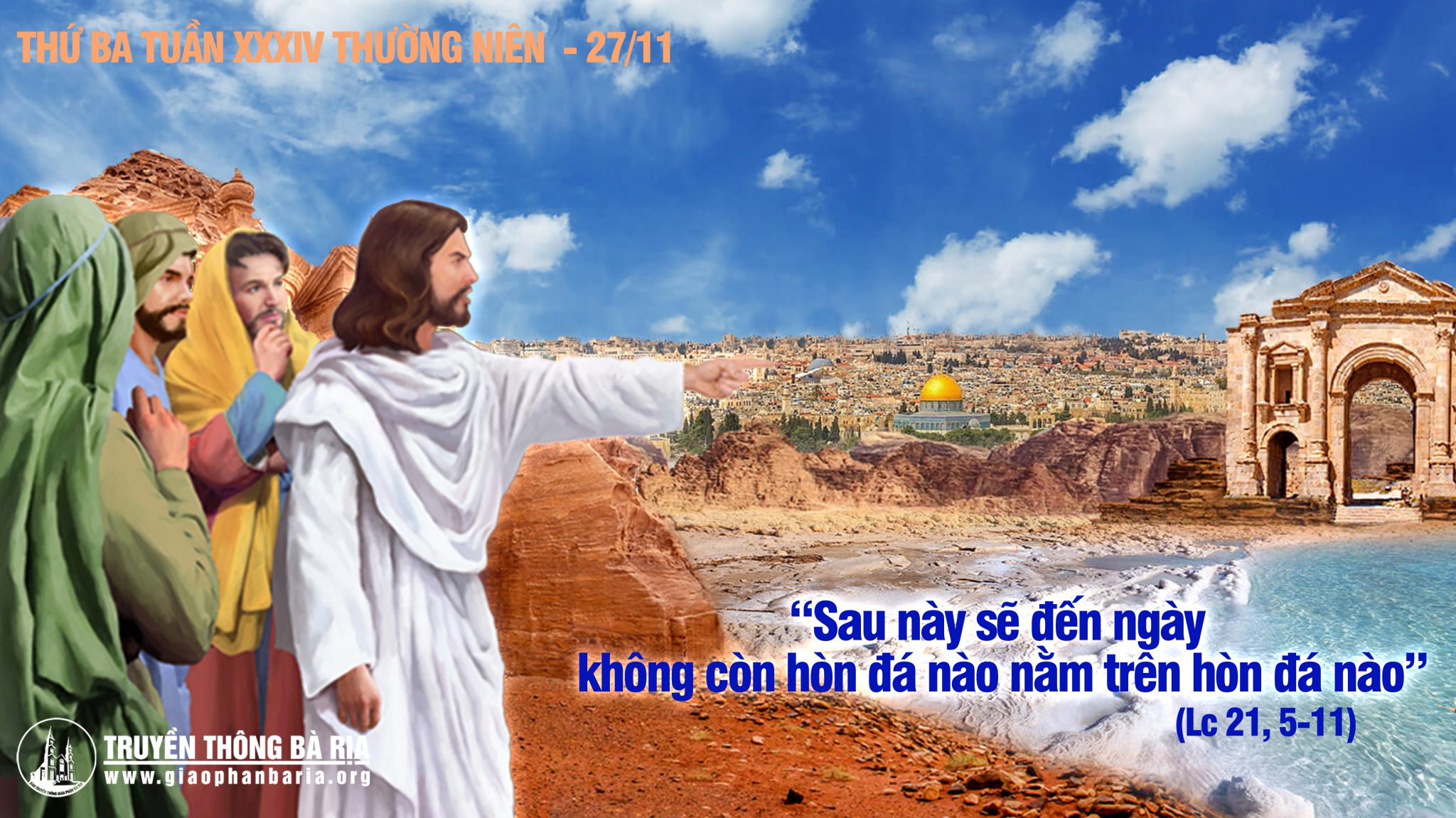 27.11.2018 – Thứ ba tuần XXXIV Thường niên