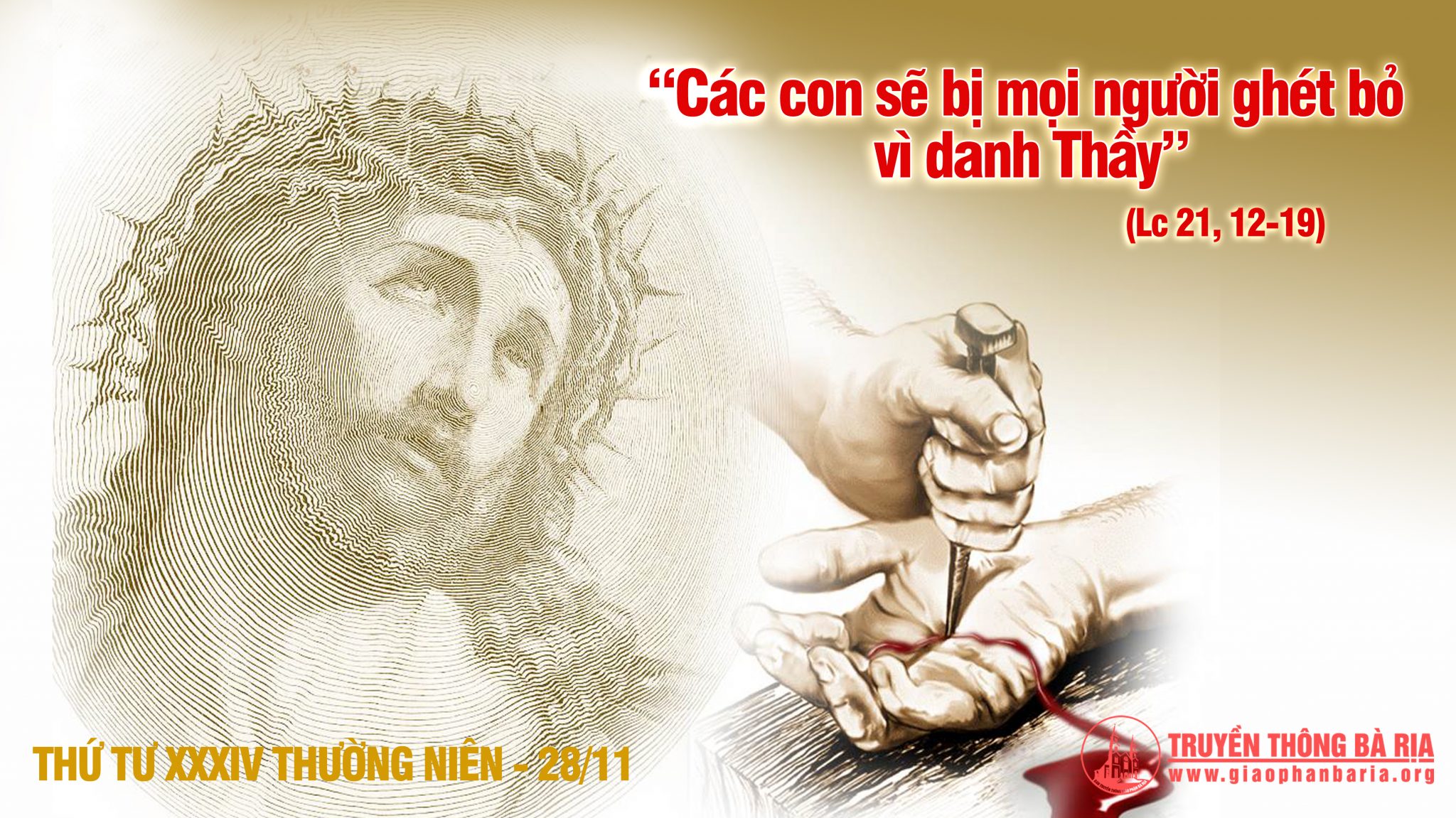 28.11.2018 – Thứ tư tuần XXXIV Thường niên