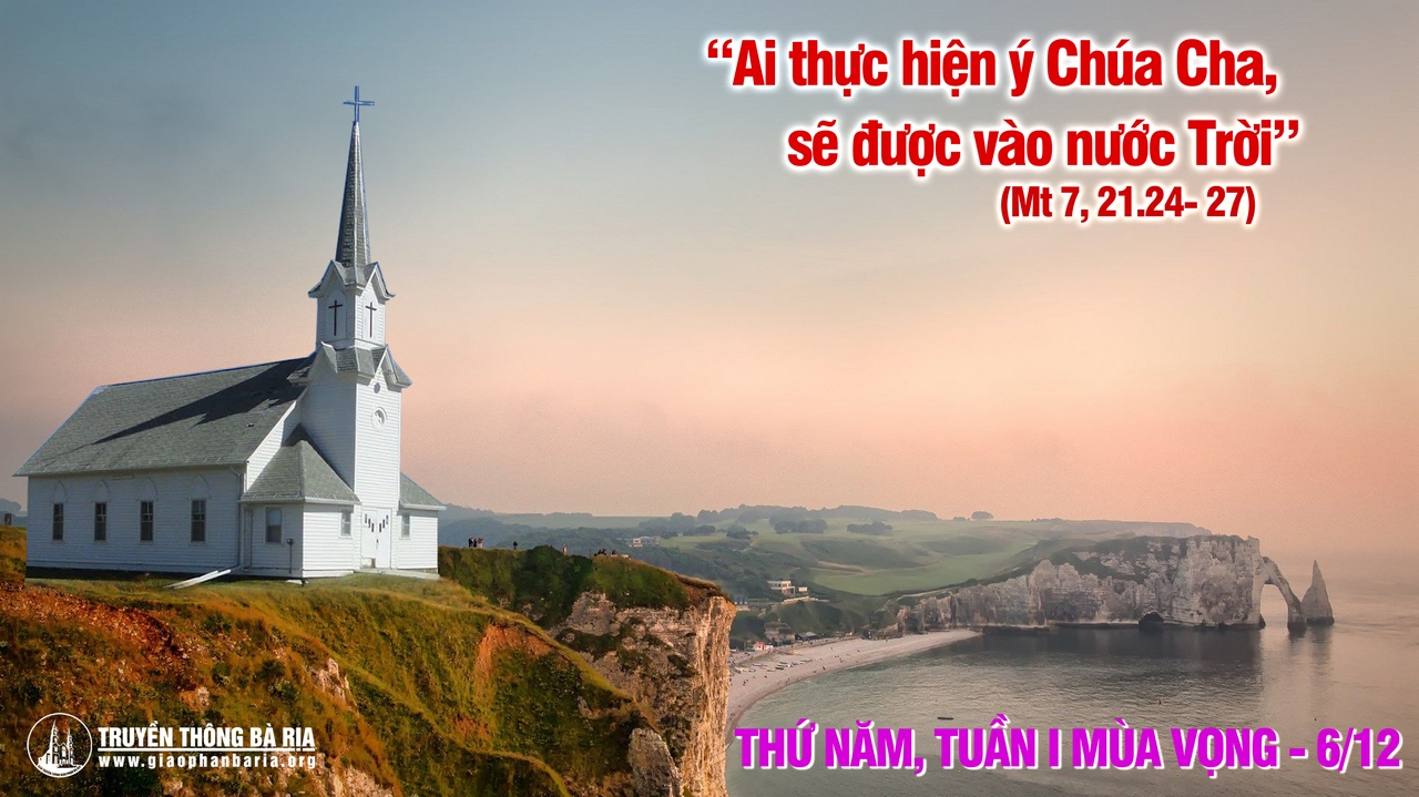 06.12.2018 - Thứ năm tuần I mùa Vọng