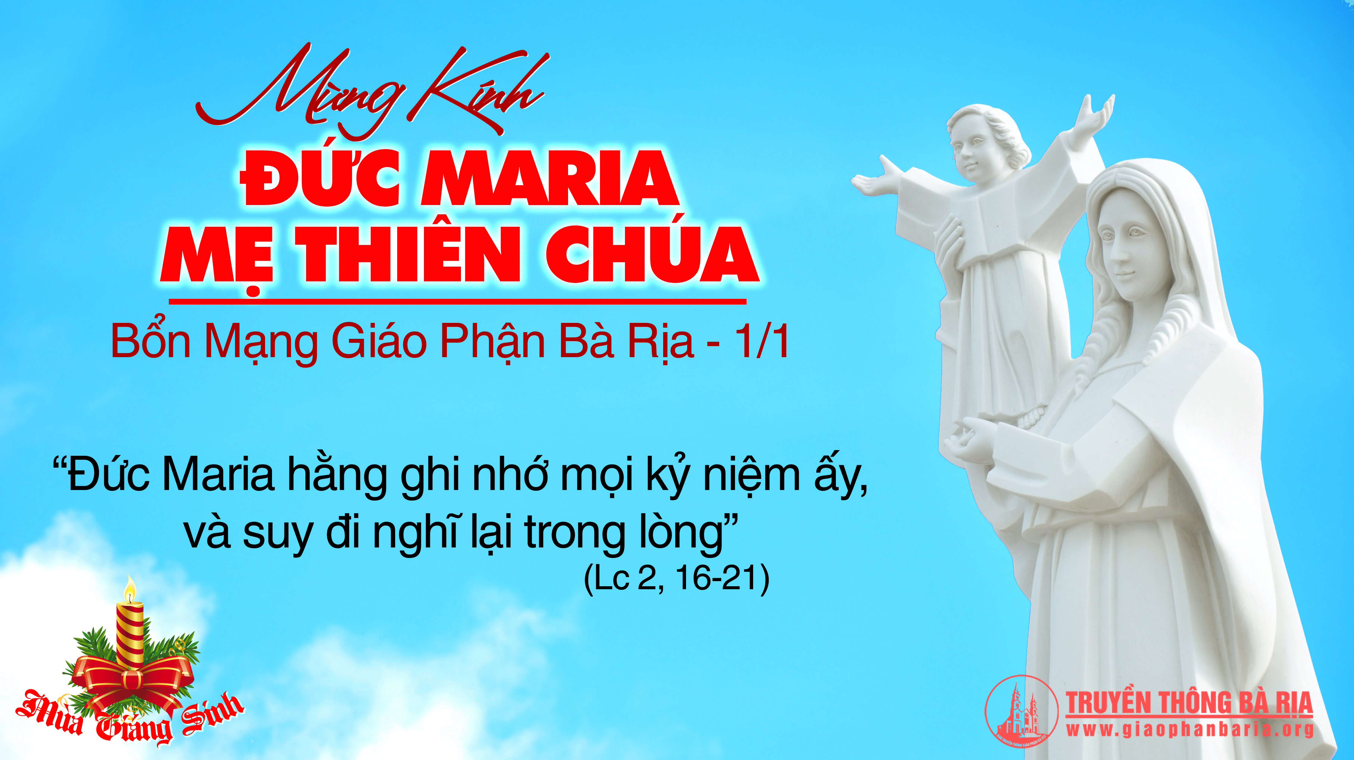 01.01.2019 – Thánh Maria, Mẹ Thiên Chúa