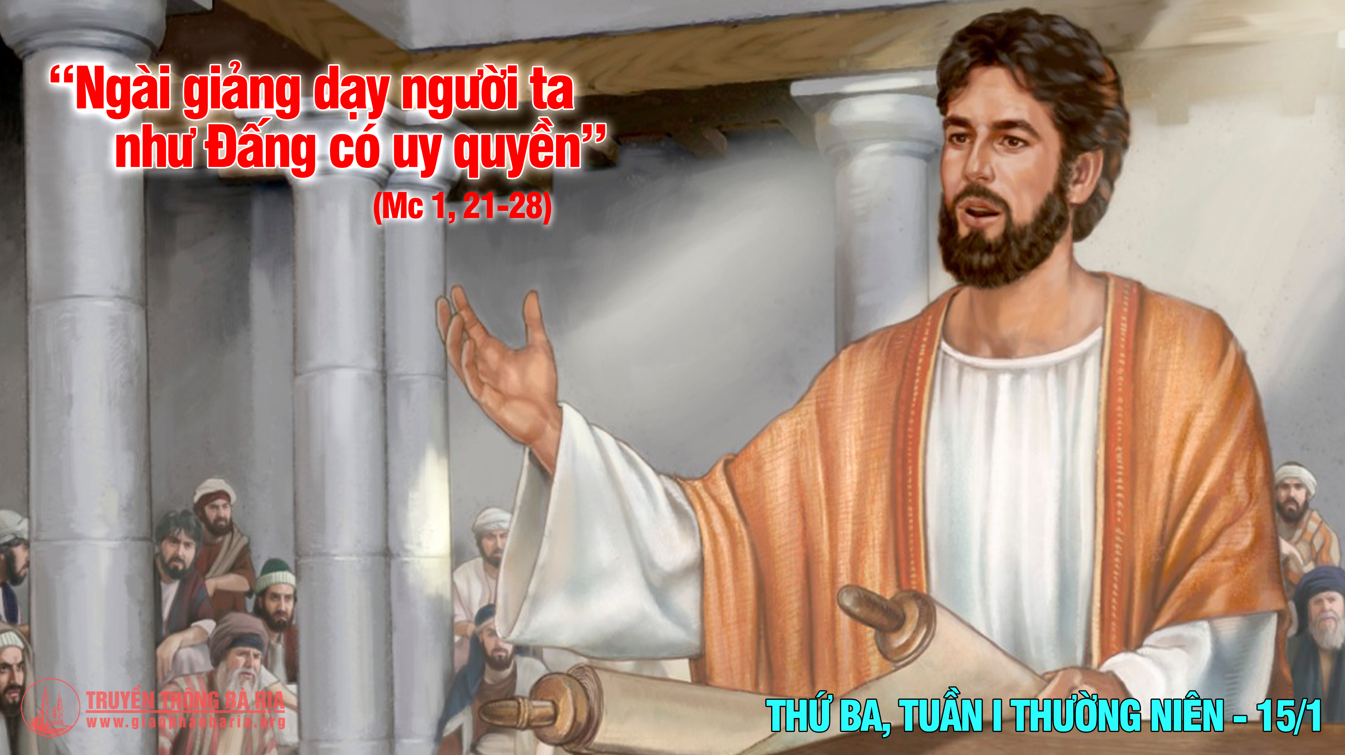 15.01.2019 – Thứ ba tuần I Thường niên