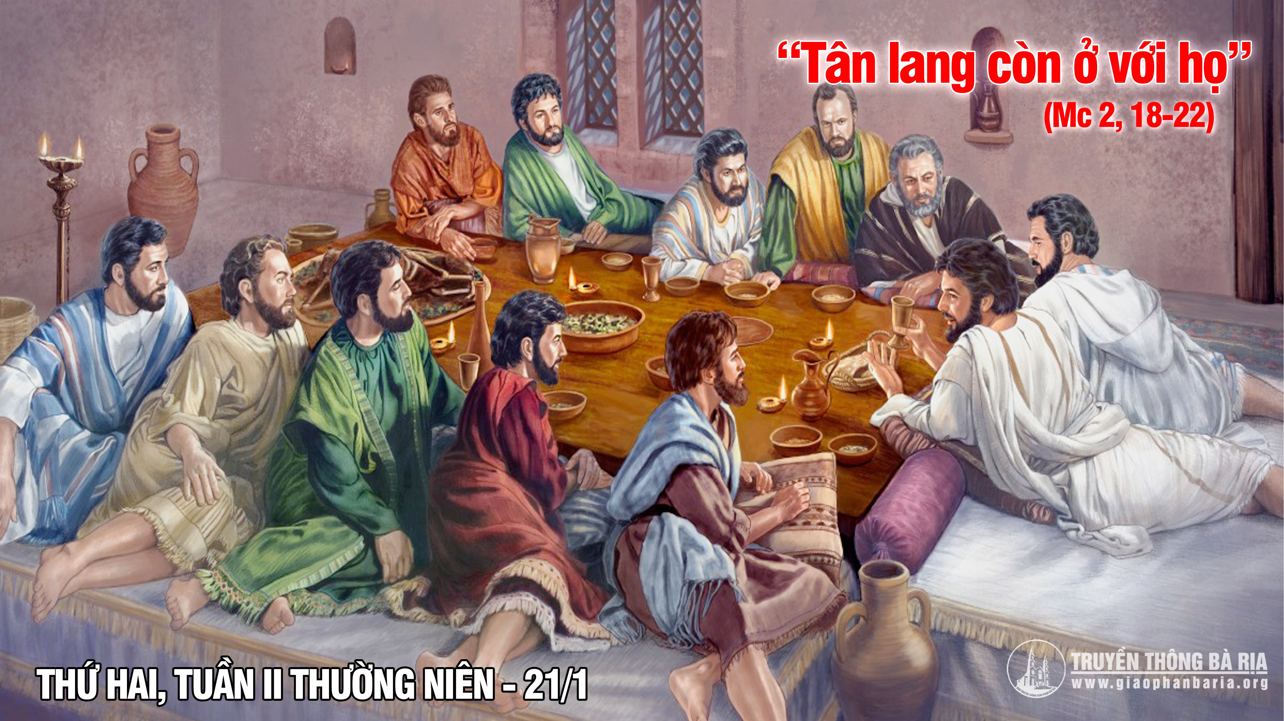 21.01.2019 - Thứ hai tuần II Thường niên