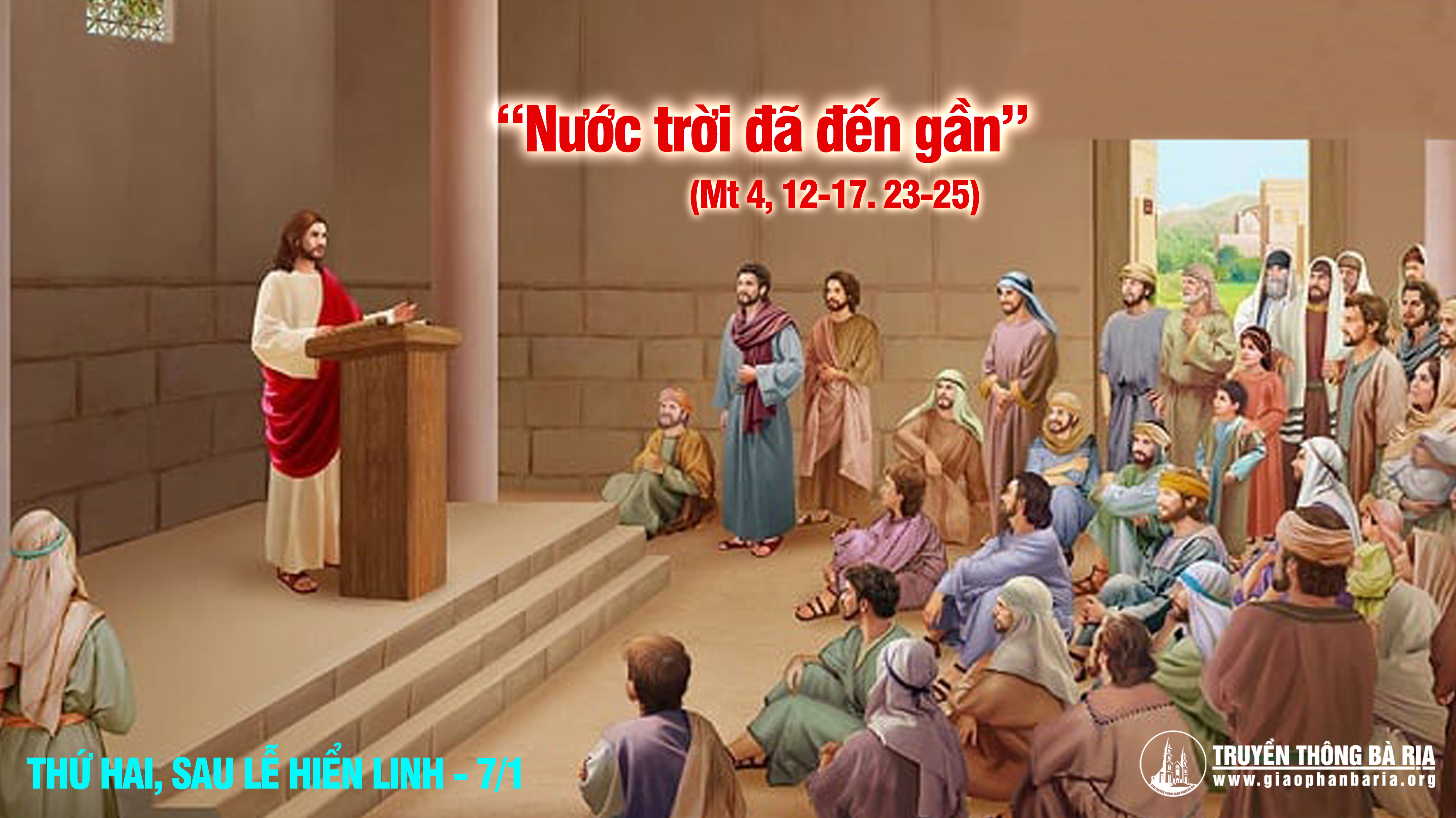 07.01.2019 - Thứ hai sau lễ Chúa Hiển linh