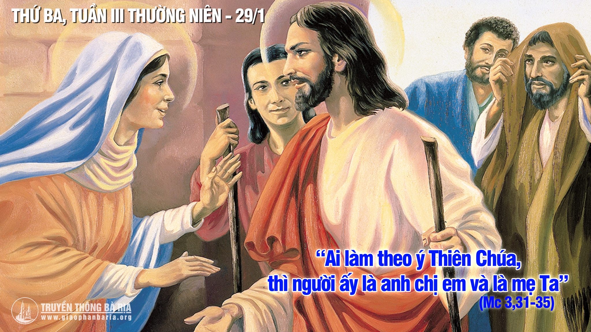 29.01.2019 - Thứ ba tuần III Thường niên