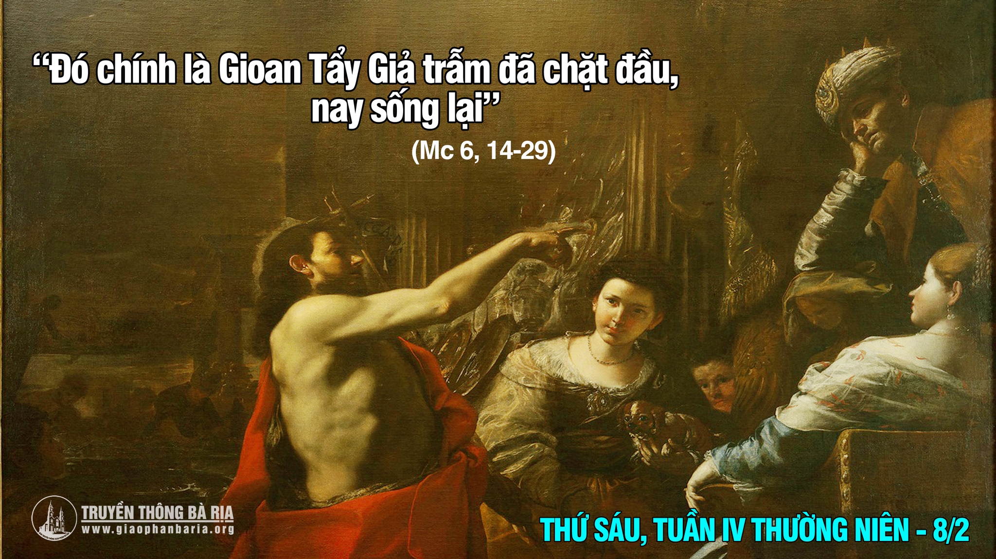 08.02.2019 - Thứ sáu tuần IV Thường niên