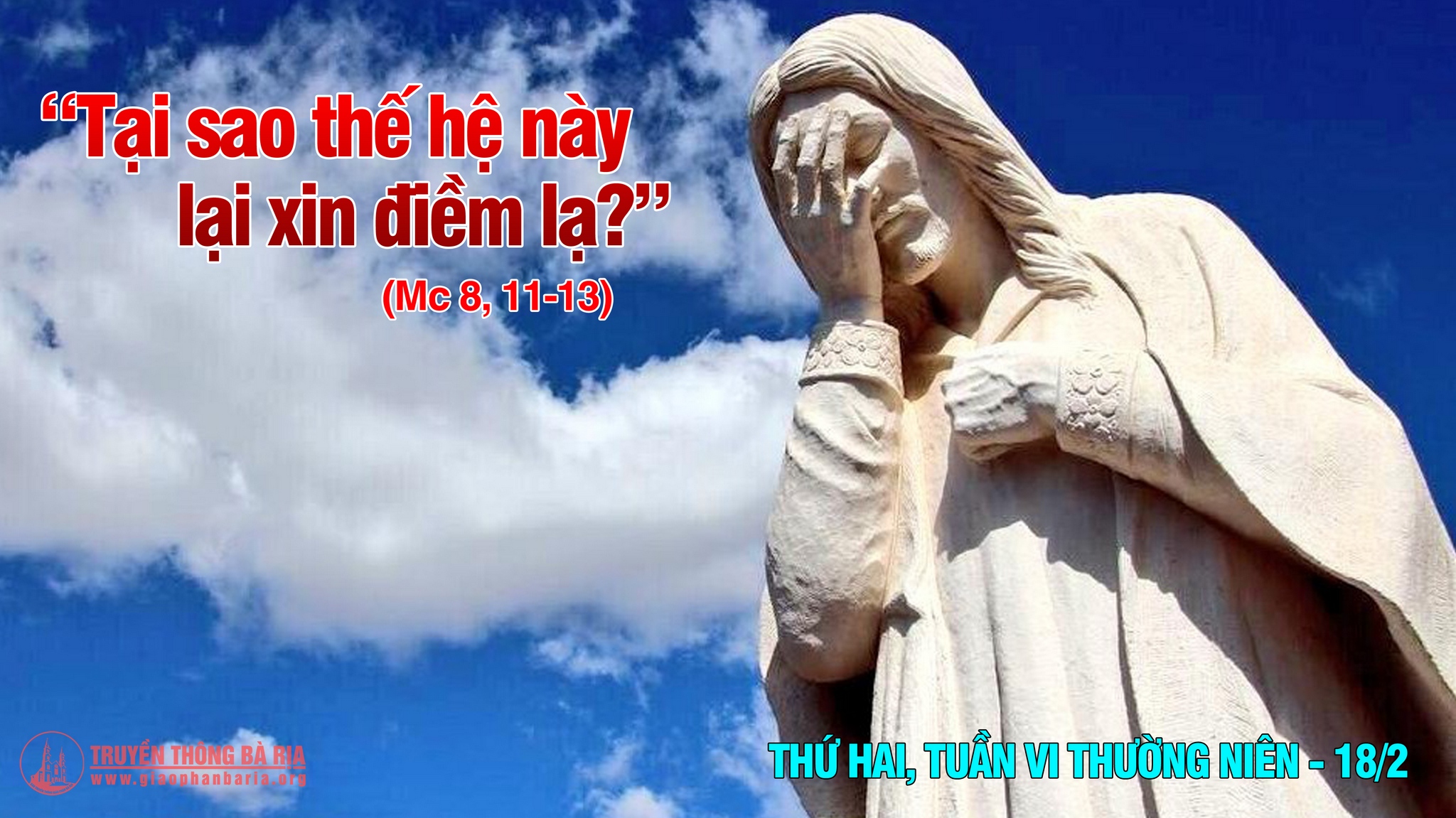 18.02.2019 – Thứ hai tuần VI Thường niên