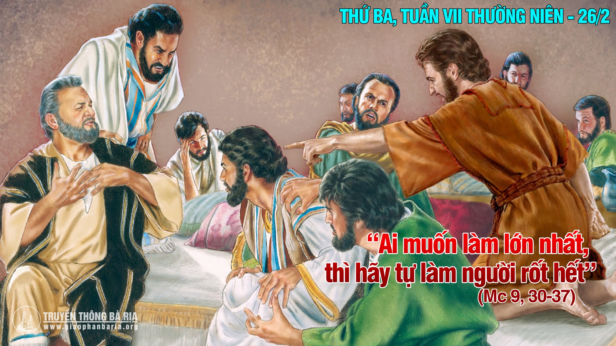 26.02.2019 – Thứ ba tuần VII Thường niên