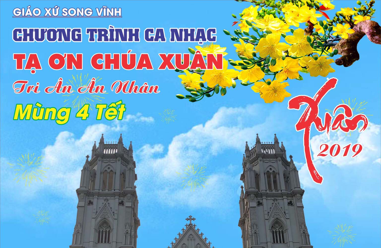 Gx. Song Vĩnh: Chương trình ca nhạc mừng Xuân Kỷ Hợi và gây quỹ xây dựng nhà thờ