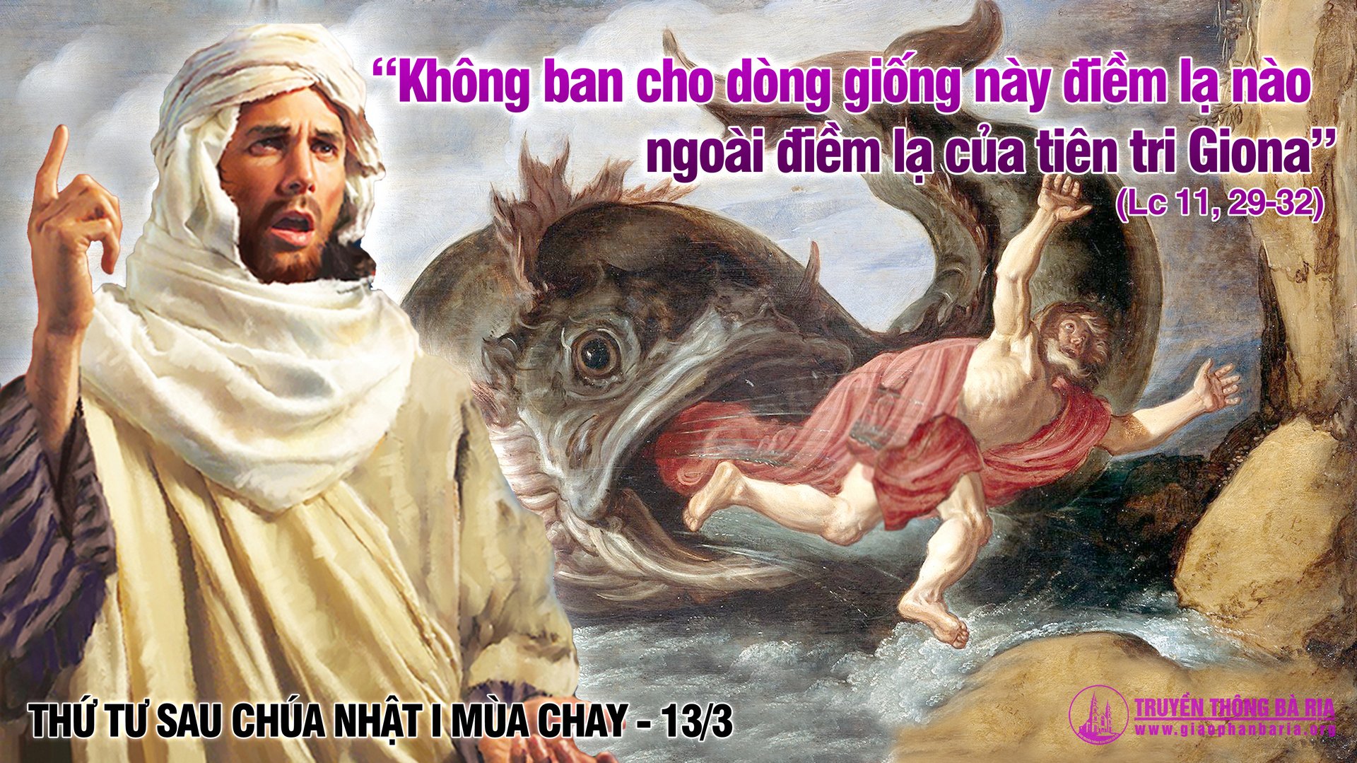 13.3.2019– Thứ tư, tuần I Mùa Chay