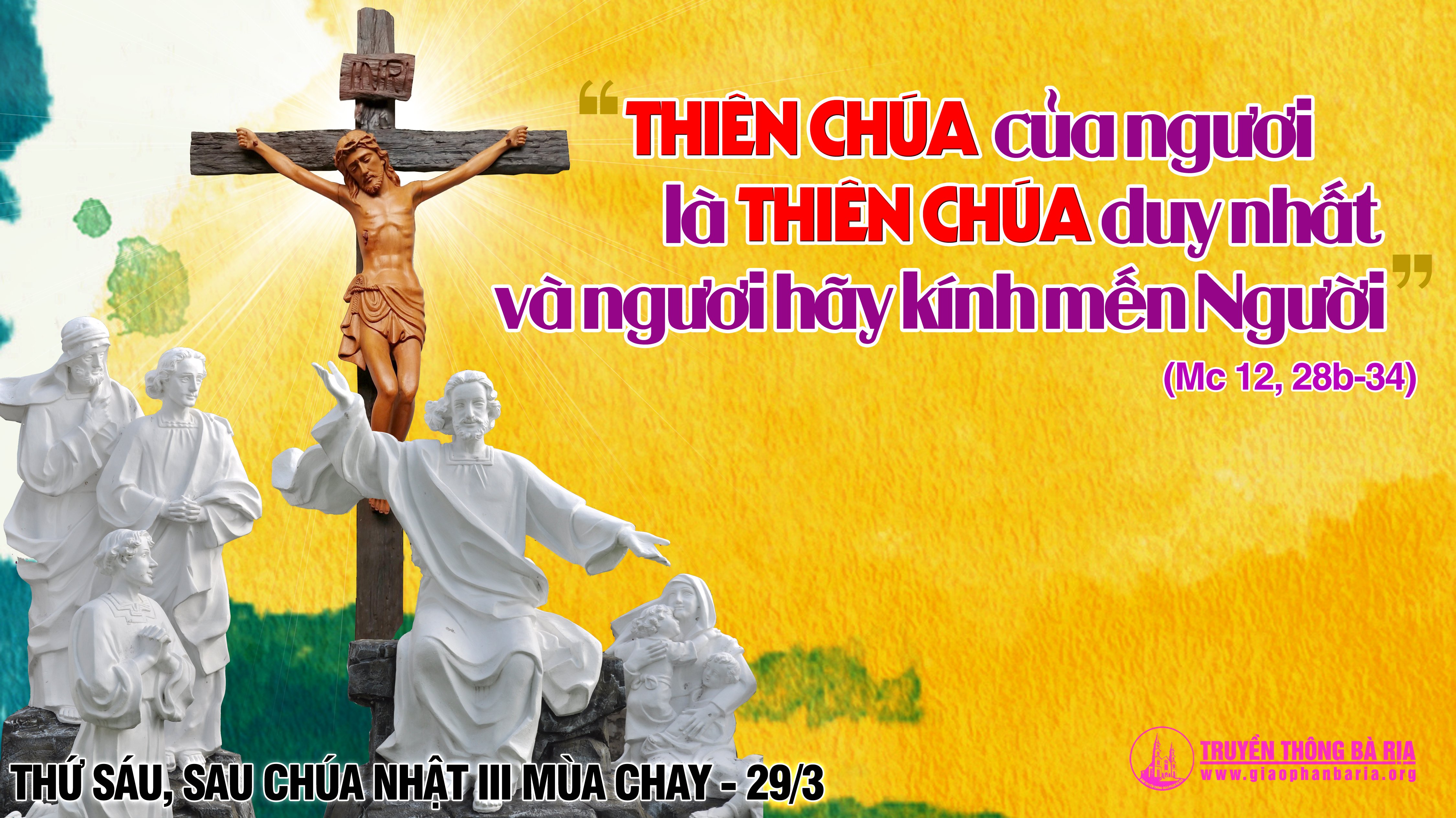 29.3.2019 – Thứ sáu tuần III Mùa Chay