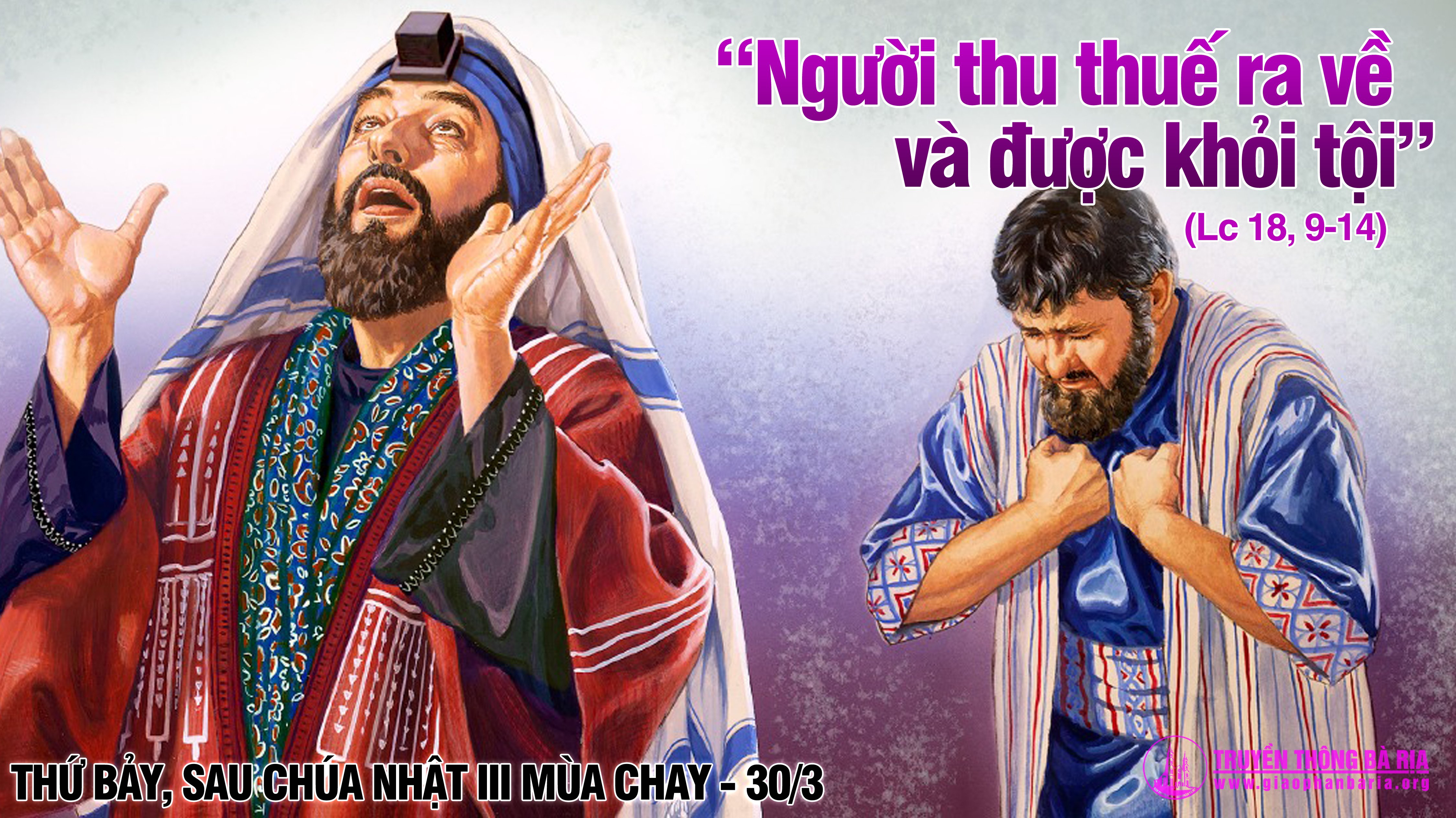 30.3.2019 – Thứ bảy tuần III Mùa Chay