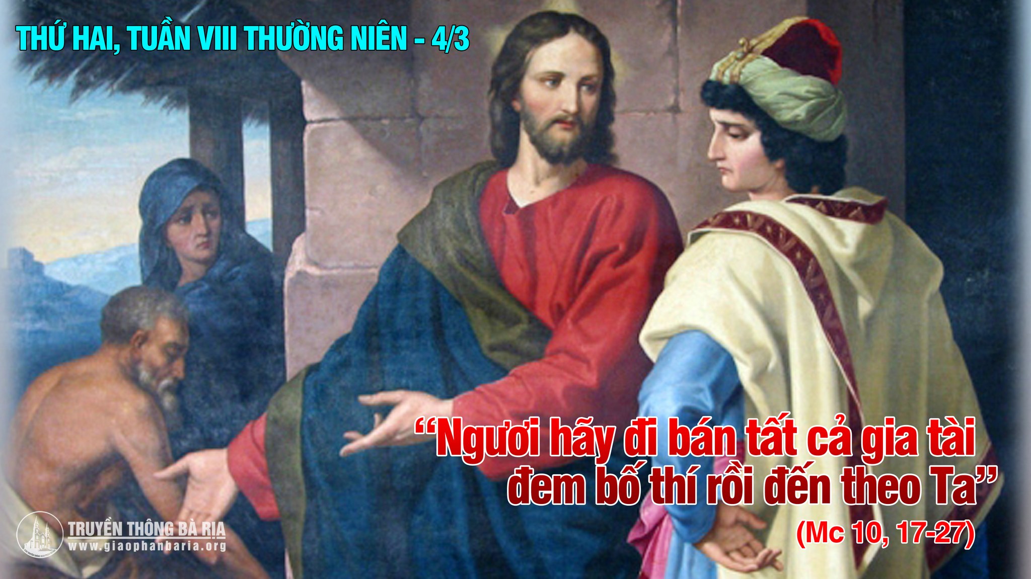 04.3.2019 – Thứ hai tuần VIII Thường niên