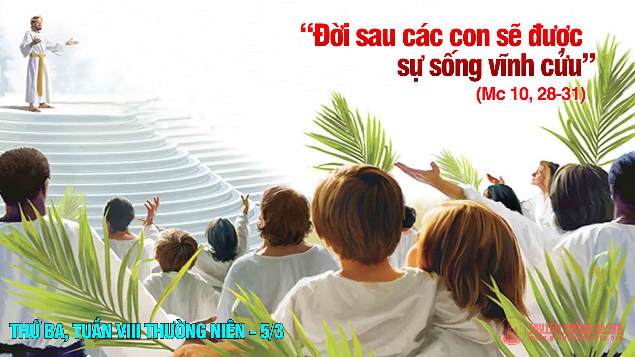 05.3.2019 – Thứ ba tuần VIII Thường niên