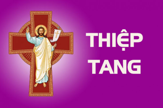 THIỆP TANG BÀ CỐ MATTA TRẦN THỊ HOA (Thân mẫu Linh mục Phaolô Nguyễn Văn Châu, DCCT- Chánh xứ Phước Ân, Giáo phận Bà Rịa)