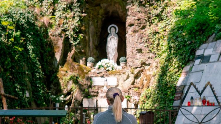 Hai học sinh trung học Michigan xây nhà nguyện Thánh Thể và hang đá Đức Mẹ 