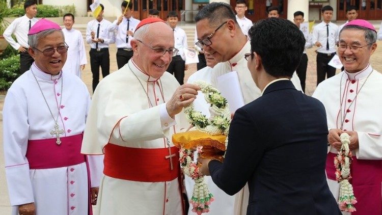 ĐHY Filoni, Bộ trưởng Bộ truyền giáo, tại Thái Lan 