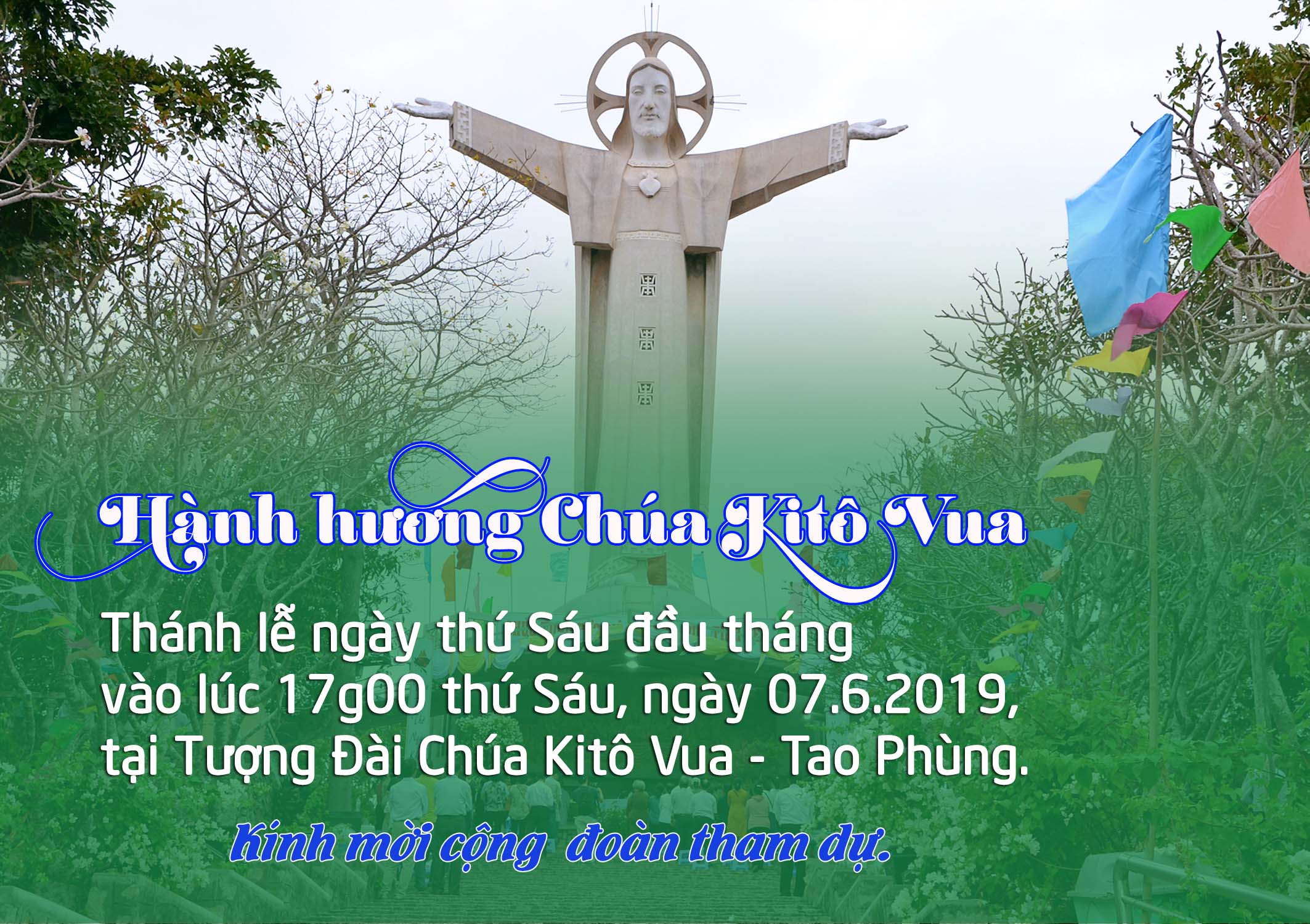 THÔNG BÁO: Thánh lễ thứ Sáu đầu tháng tại Trung tâm Chúa Kitô Vua – Tao Phùng