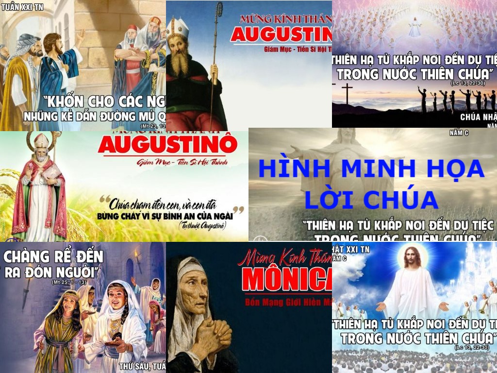 Hình minh họa Lời Chúa  Tuần XXI Thường niên – Năm C