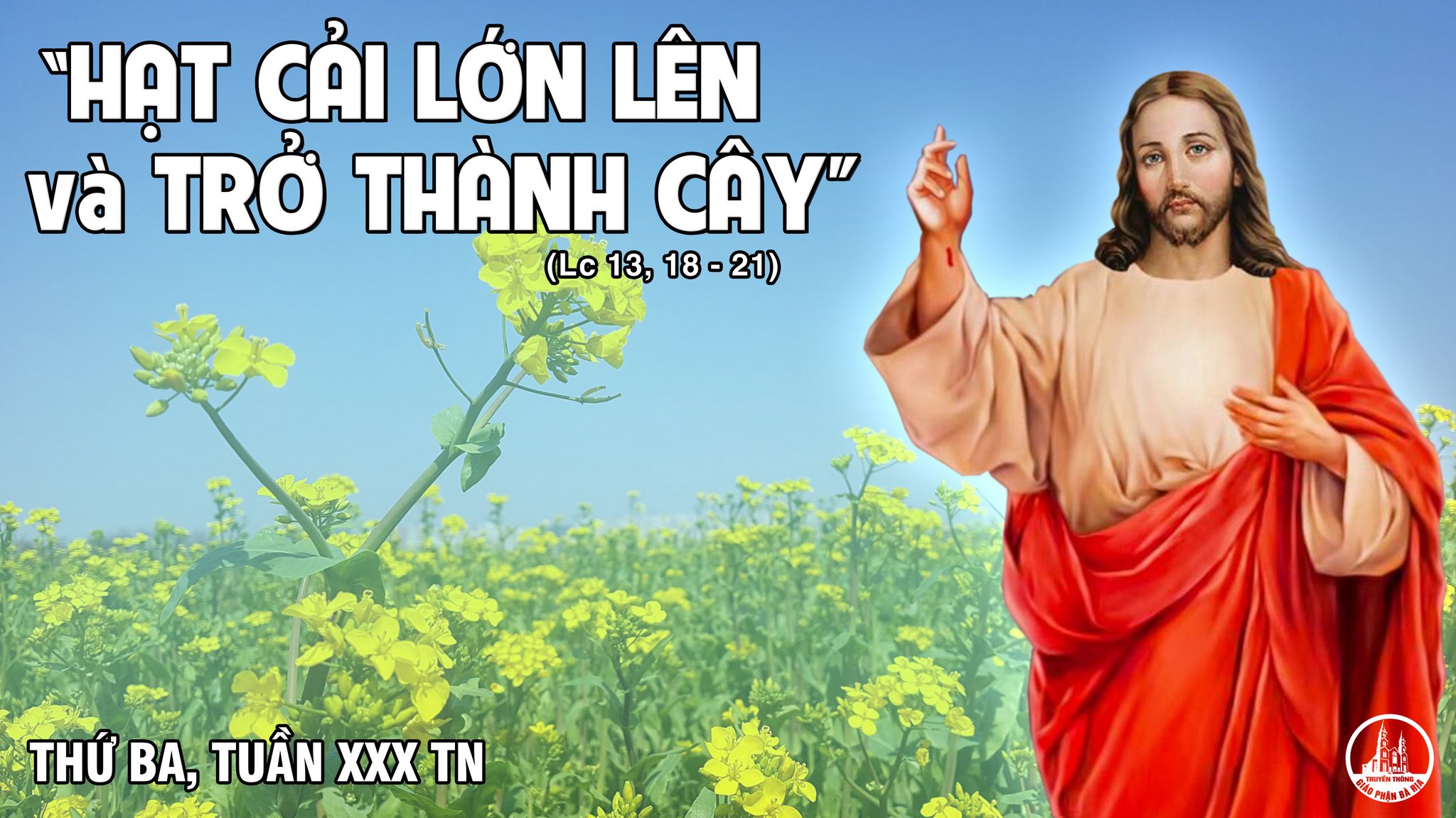 29.10.2019 – Thứ ba tuần XXX Thường niên