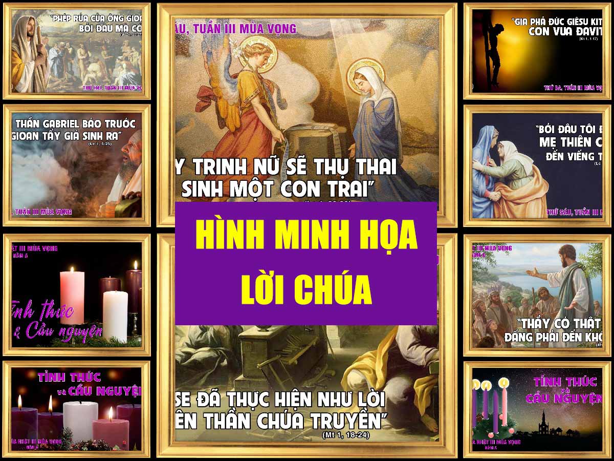 Hình minh họa Lời Chúa Tuần III Mùa Vọng – Năm A