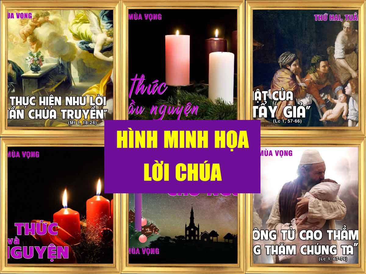 Hình minh họa Lời Chúa CN IV MÙA VỌNG - NGÀY 23-24.12