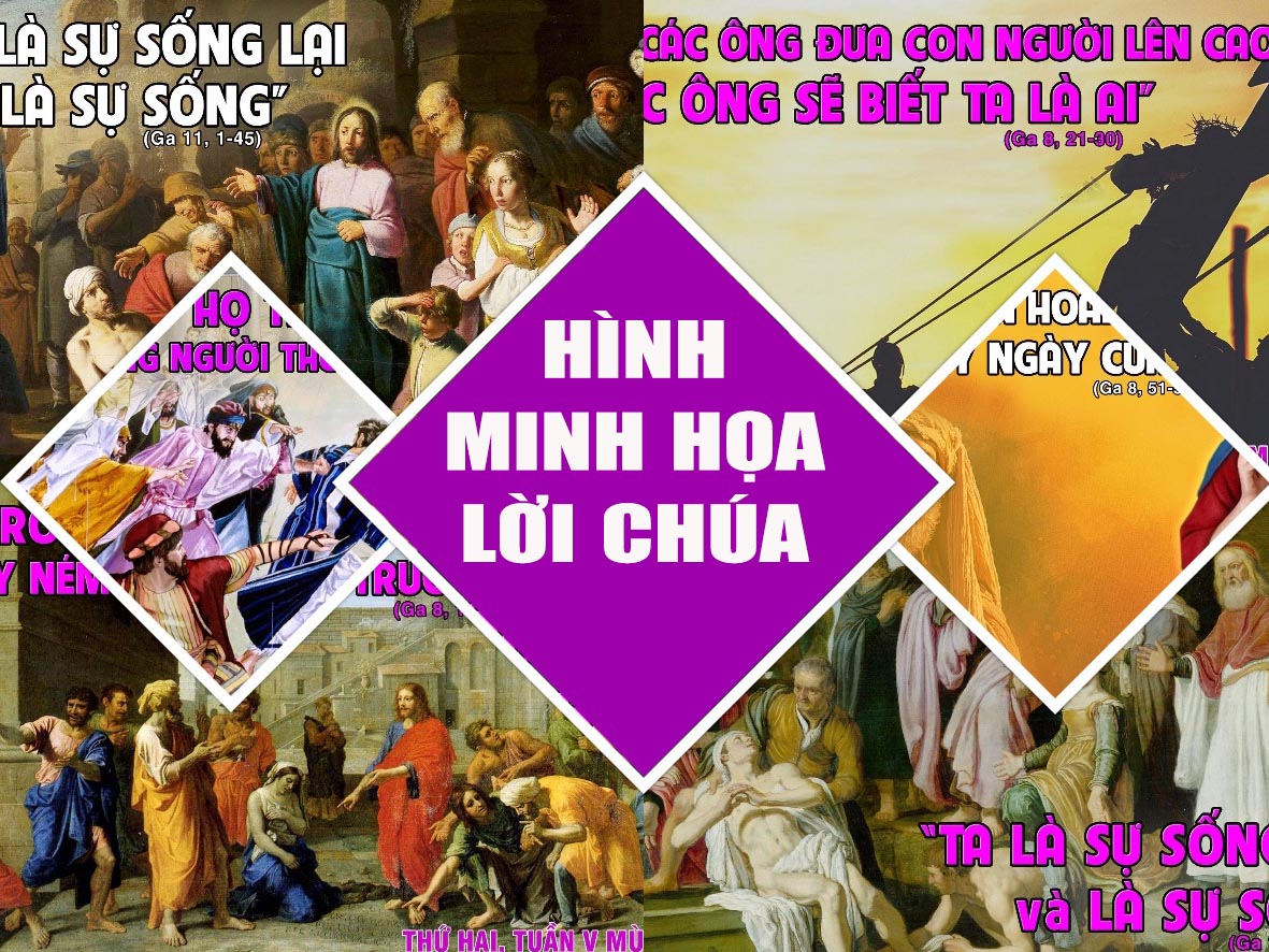 Hình minh họa Lời Chúa   TUẦN V MÙA CHAY – 2020