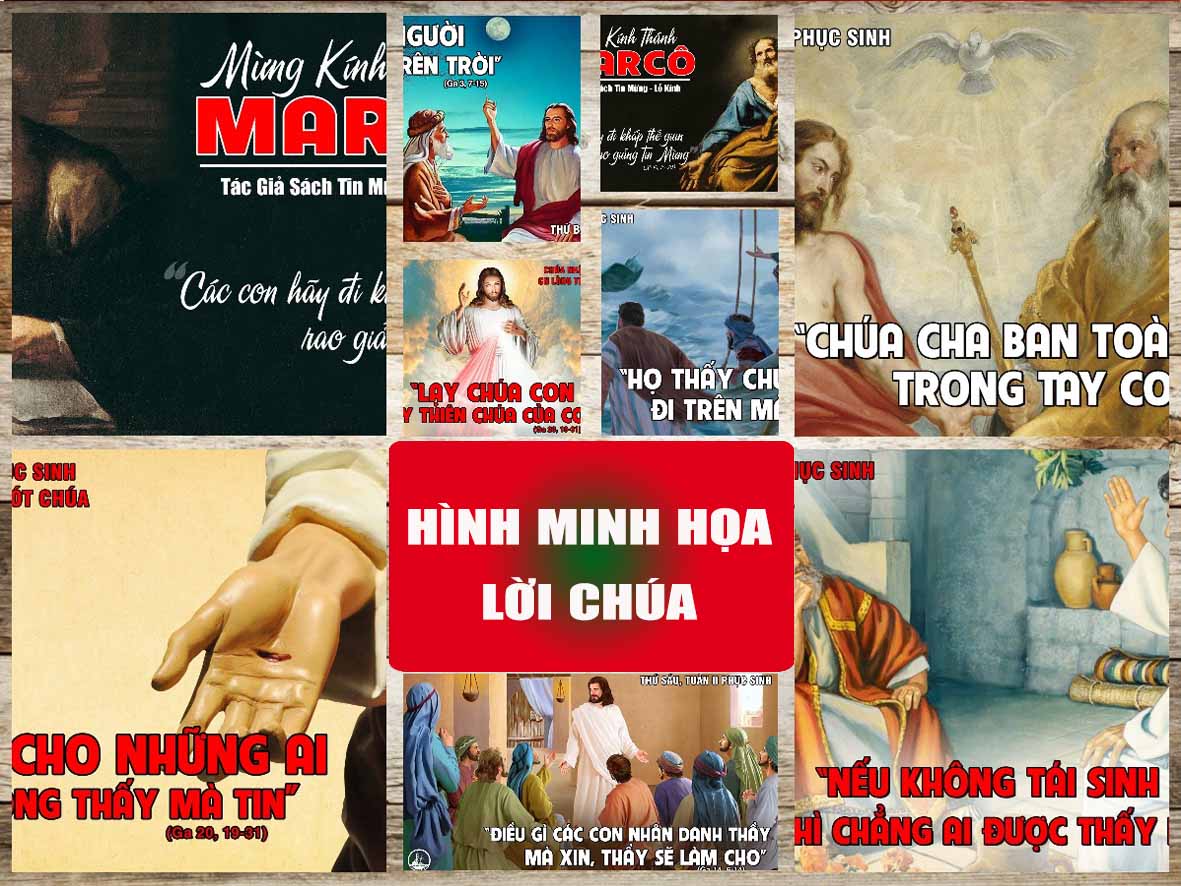 Hình minh họa Lời Chúa  TUẦN II PHỤC SINH - 2020