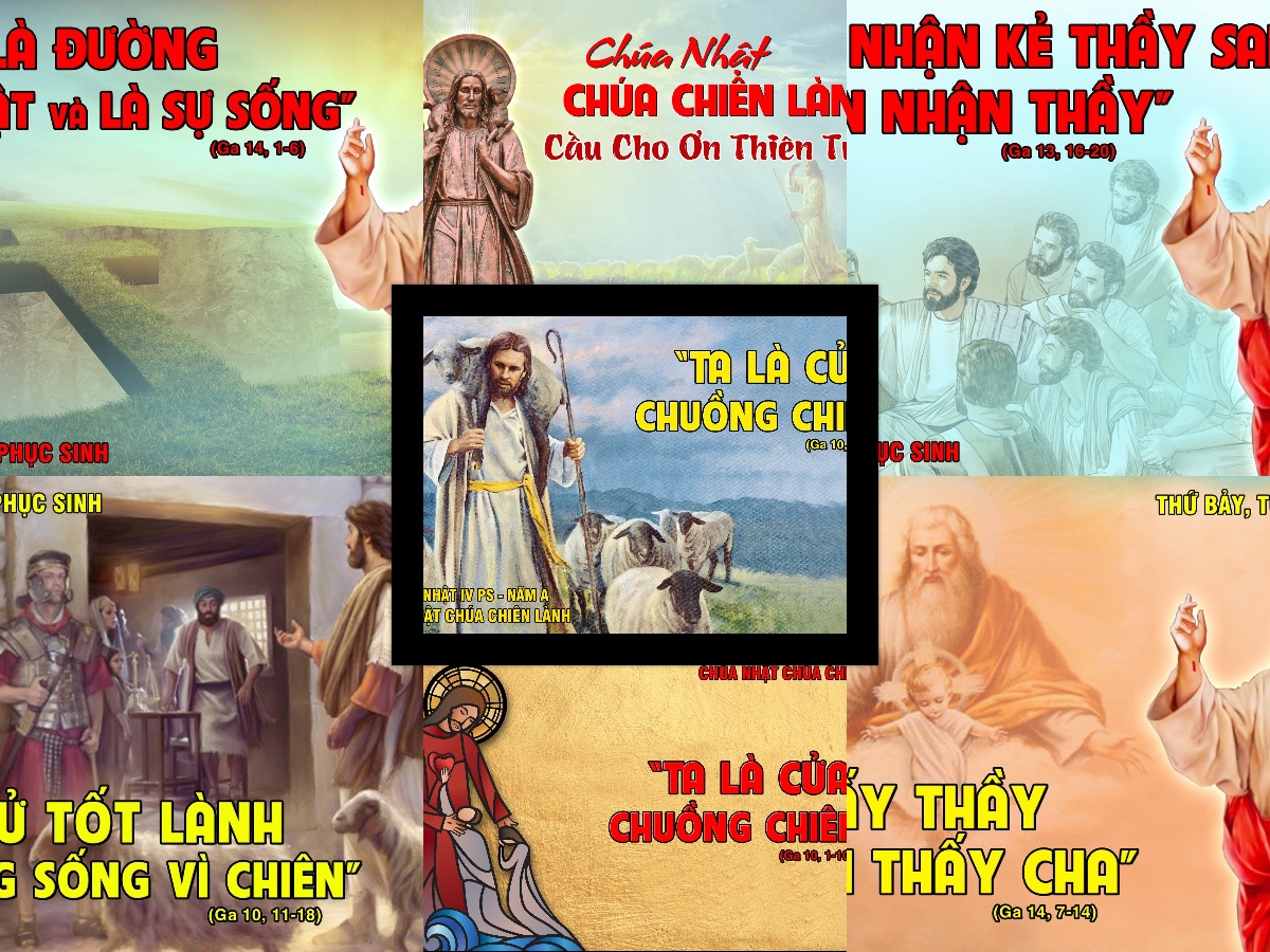 Hình minh họa Lời Chúa  TUẦN IV PHỤC SINH – NĂM A