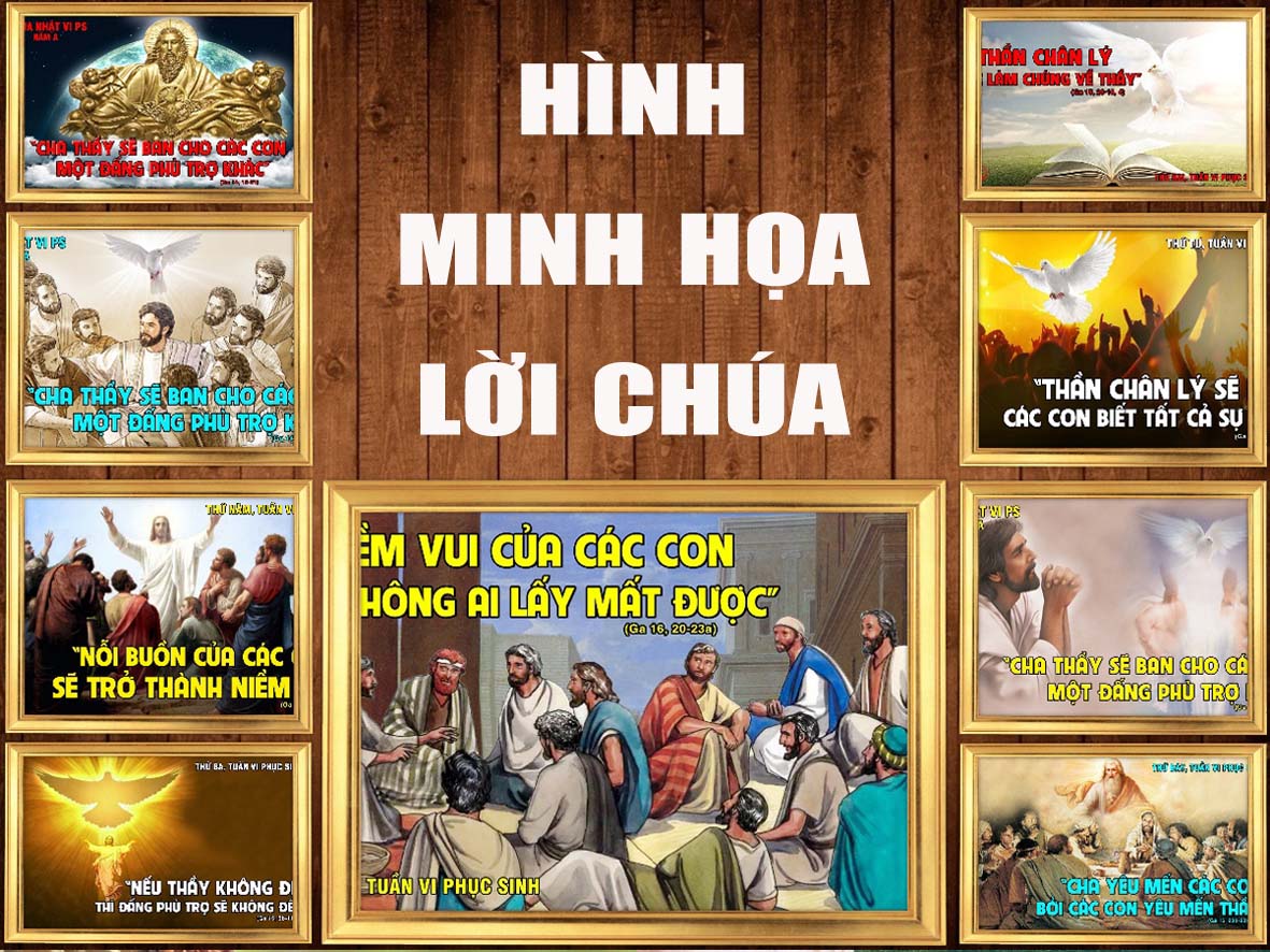 Hình minh họa Lời Chúa  TUẦN VI PHỤC SINH – NĂM A