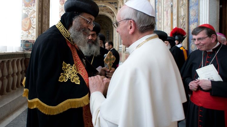 ĐTC Phanxicô và Đức Thượng phụ Tawadros hiệp nhất cầu nguyện trong những ngày này