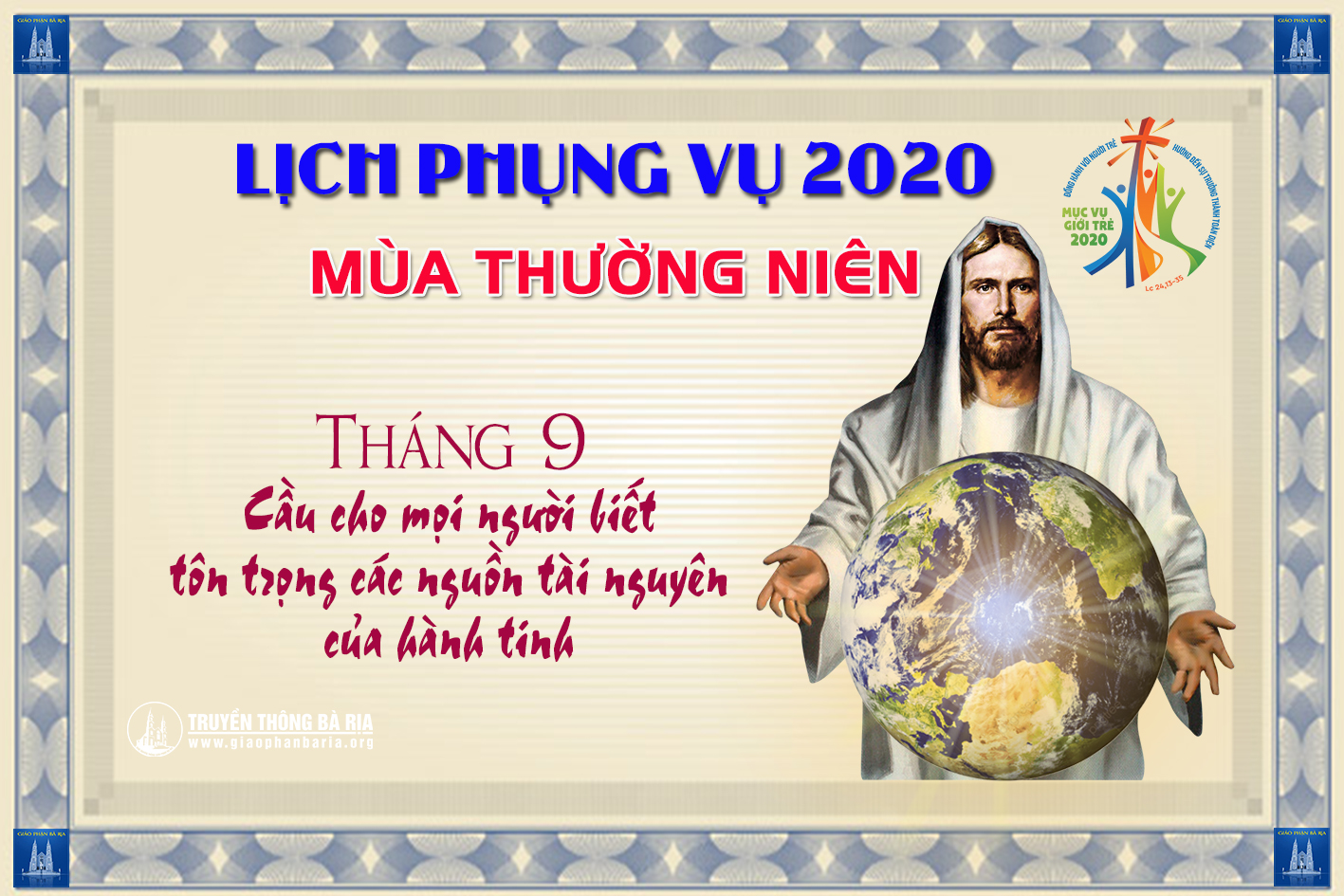 Lịch Phụng vụ từ ngày 20.9.2020 đến 27.9.2020