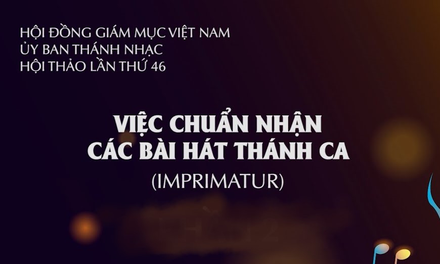 Ủy ban Thánh nhạc: Văn thư phổ biến về imprimatur