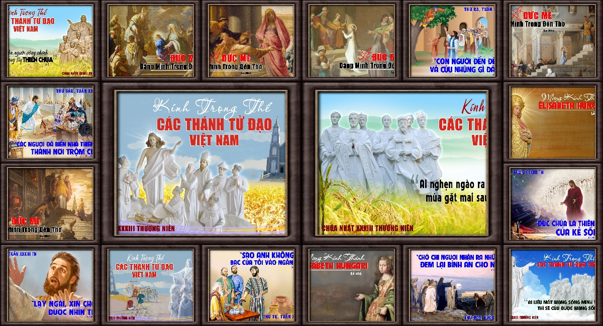Hình minh họa Lời Chúa  TUẦN XXXIII THƯỜNG NIÊN – NĂM A