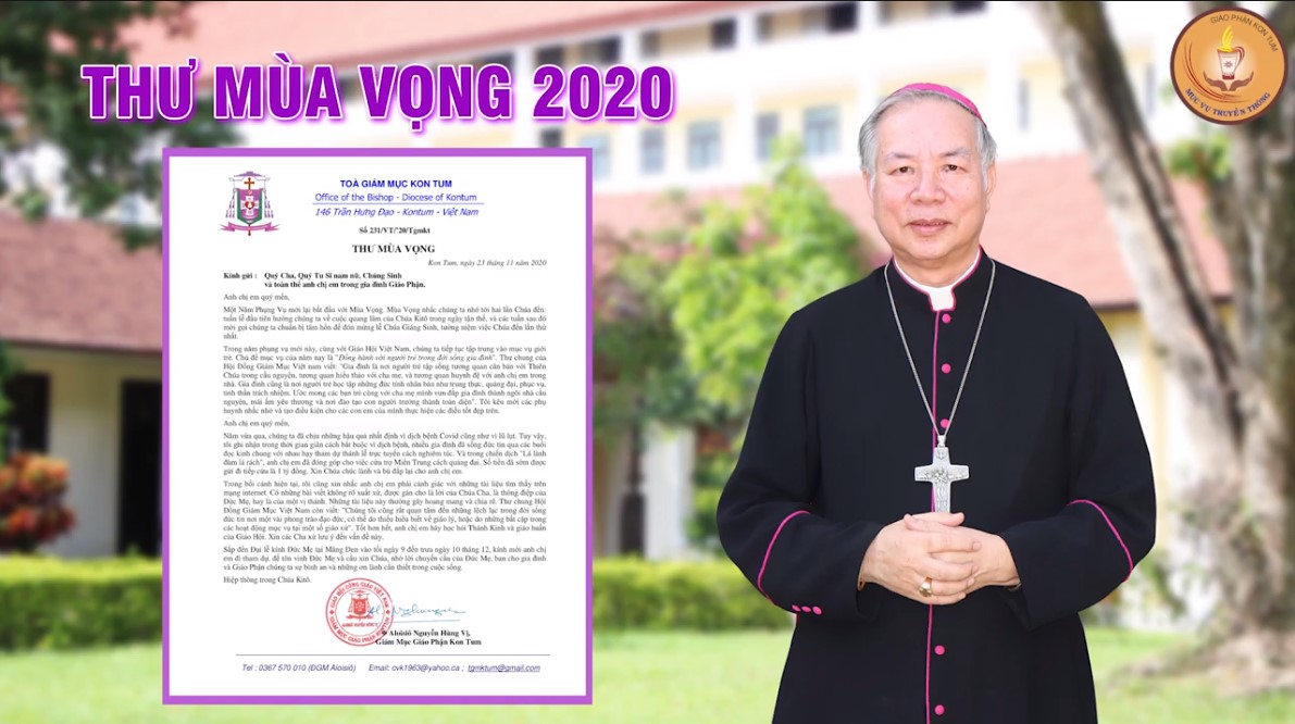 Toà Giám mục Kon Tum: Thư Mục vụ Mùa Vọng 2020