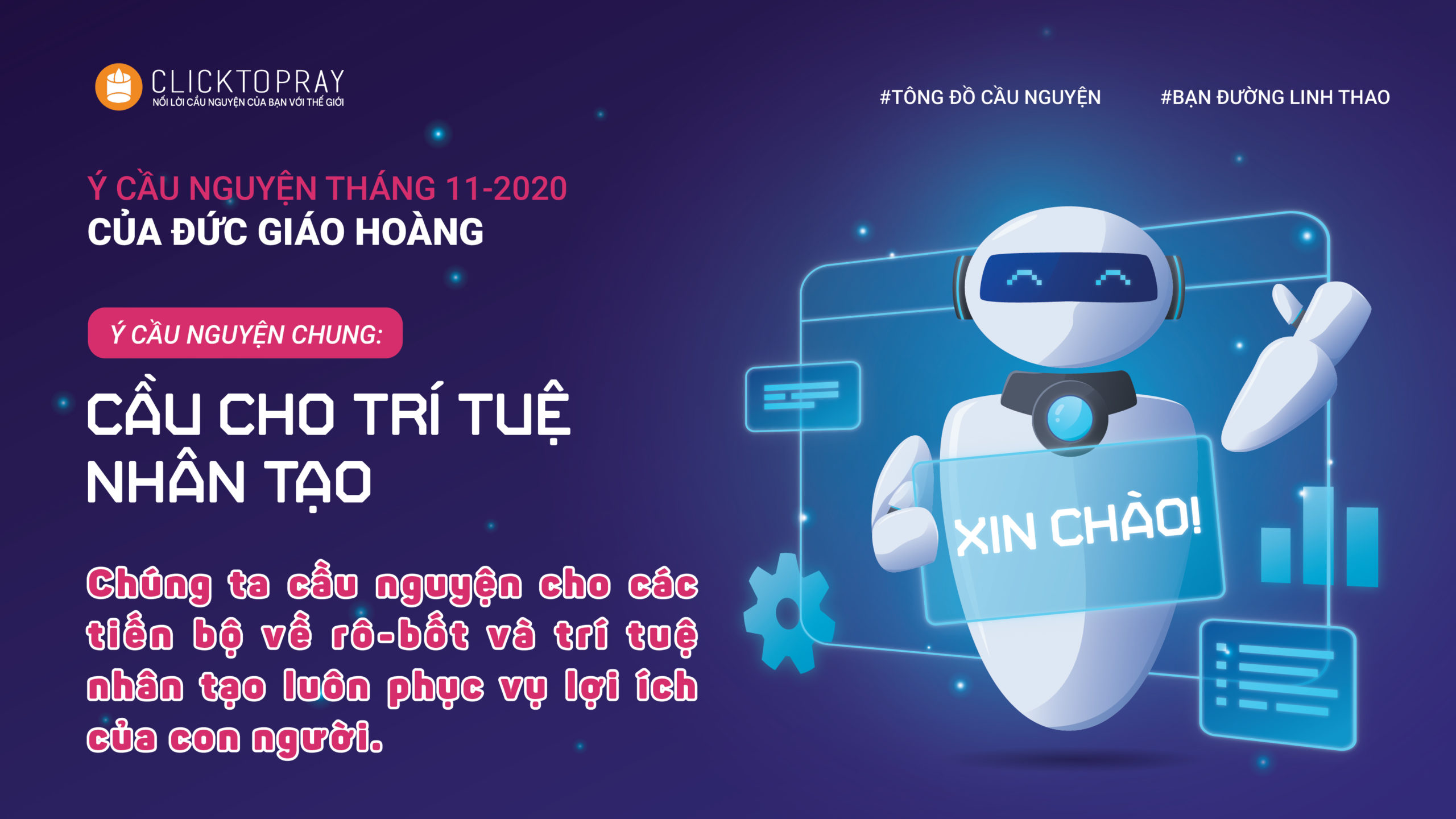 Ý cầu nguyện tháng 11-2020 của Đức Giáo hoàng: cầu cho trí tuệ nhân tạo
