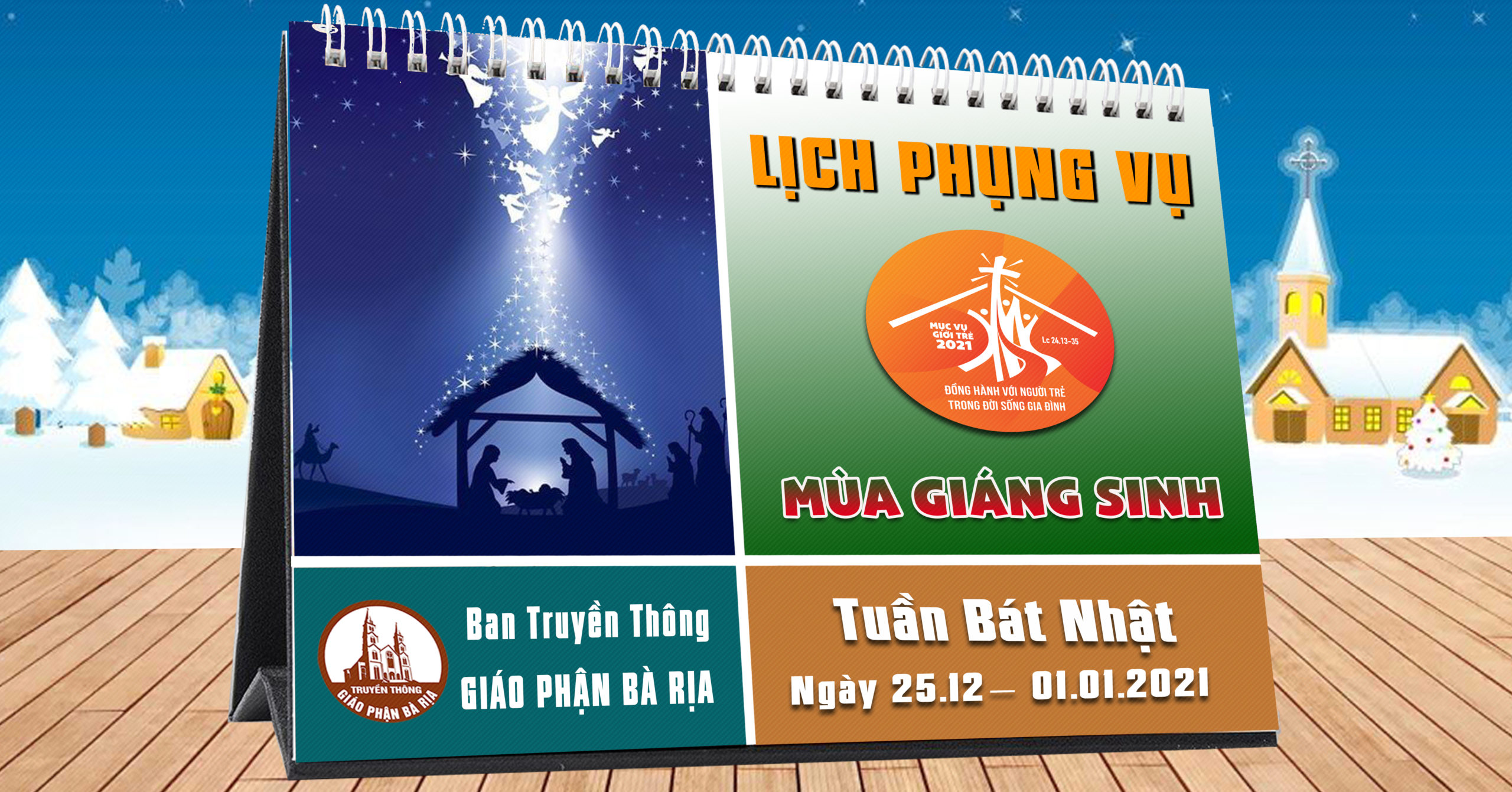 Lịch Phụng vụ từ ngày 25.12.2020 đến 01.01.2021