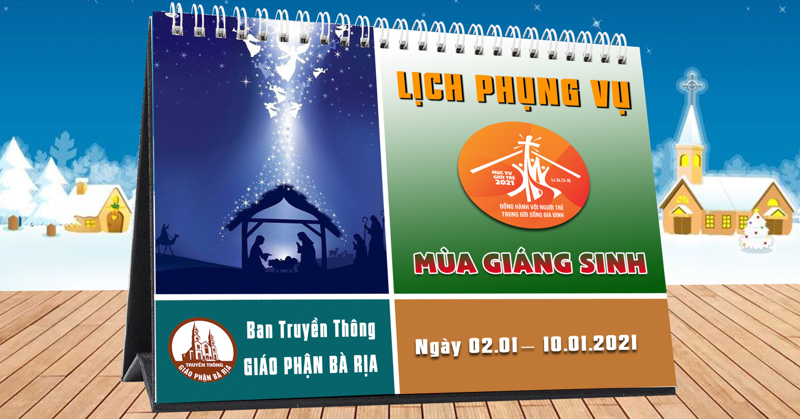 Lịch Phụng vụ từ ngày 02.01.2021 đến 10.01.2021