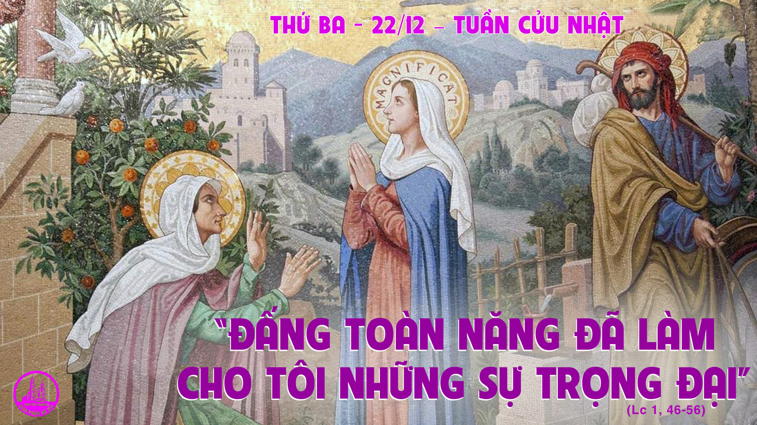 Thứ Ba, ngày 22.12.2020 – Tuần Cửu Nhật 